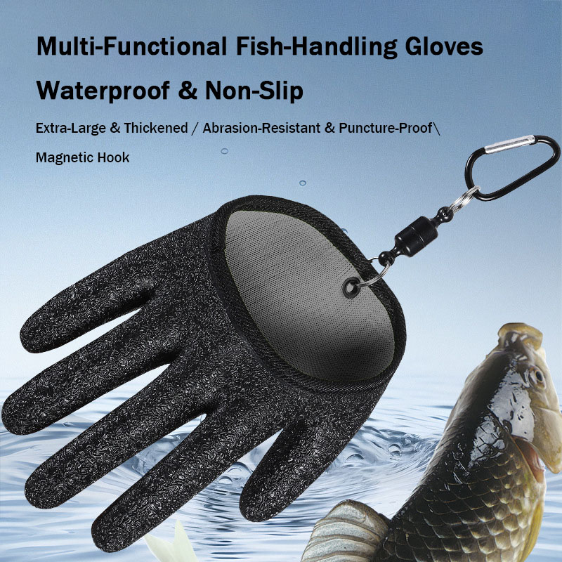 Fishing Gloves - Fishing Catching Gloves Large Full Finger