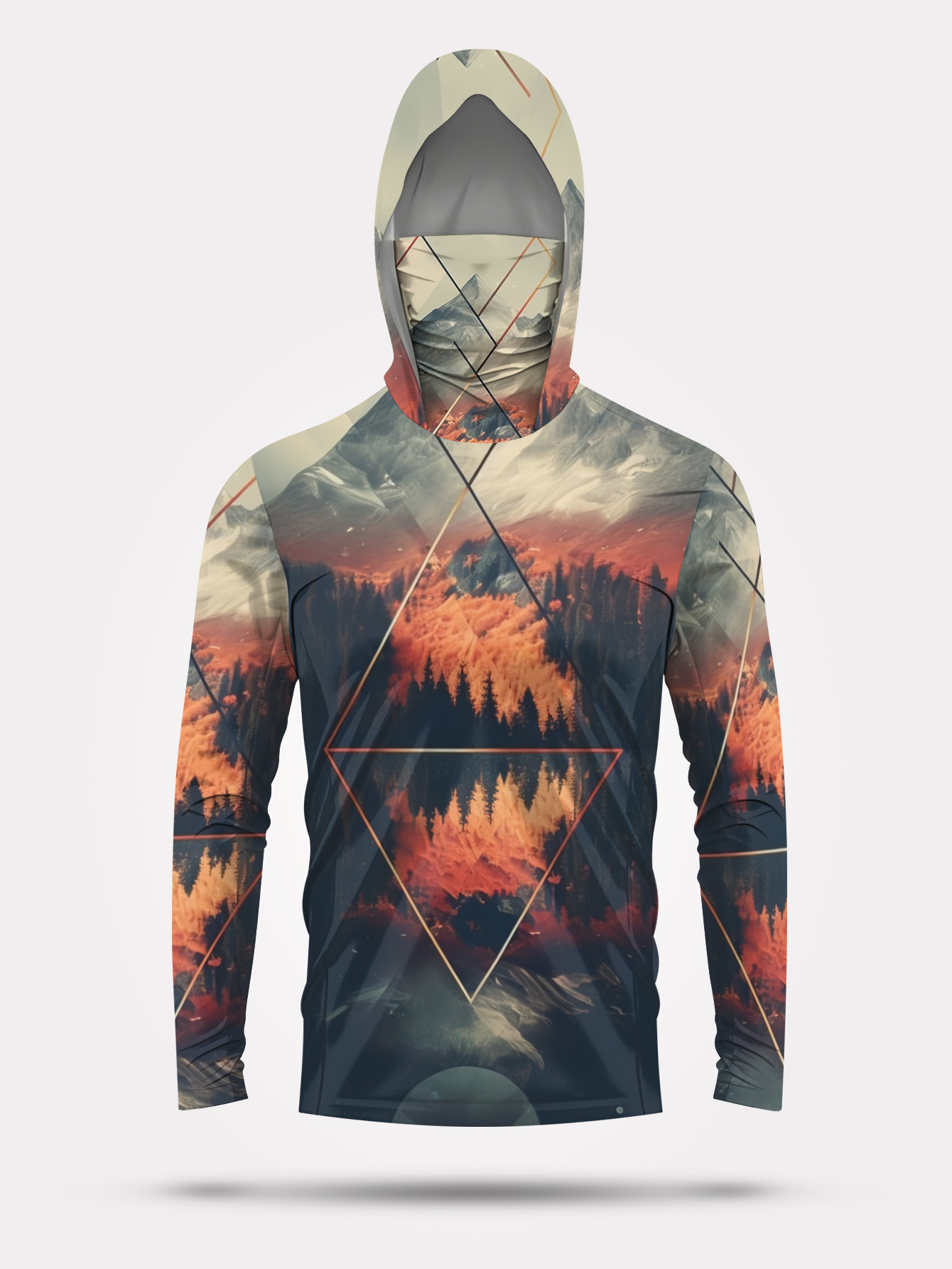 Outdoor Men's Fishing Hoodie B - Fishing Mask Sun Protection recension och pris