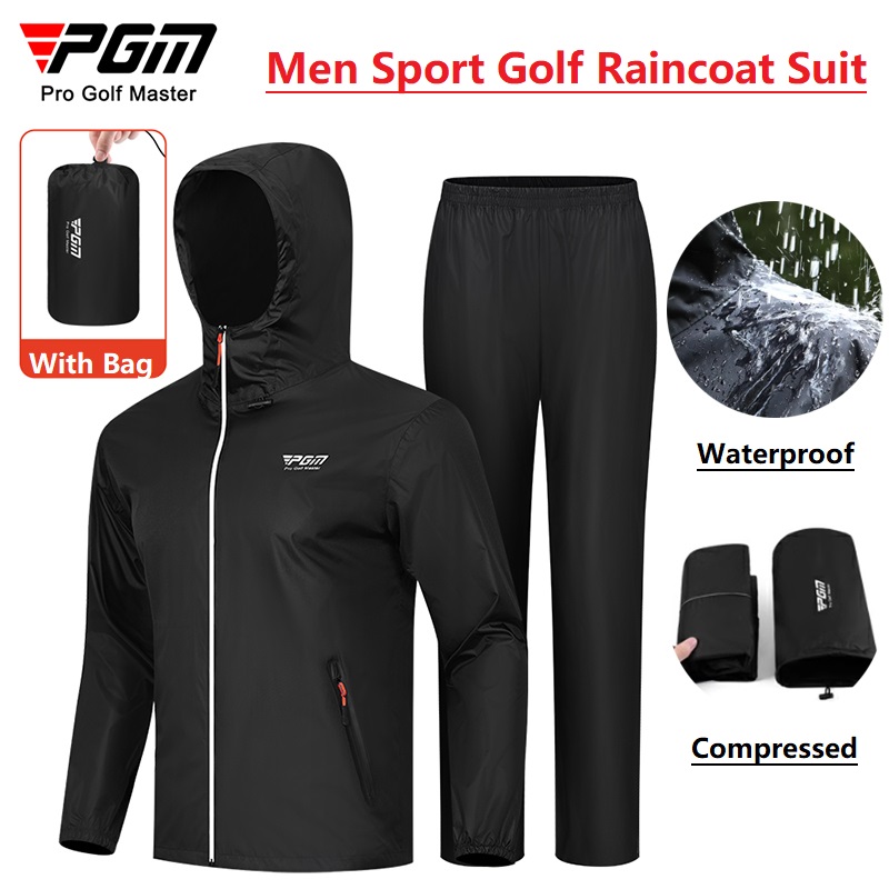 Pgm Men Golf Raincoat Rain Pan - Fishing Rain Suit recension och pris